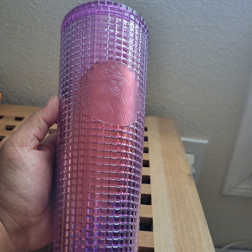 Starbucks ombre tumbler from purple to red